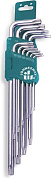 Набор ключей Jonnesway TORX Т9-Т50, 10 пр.