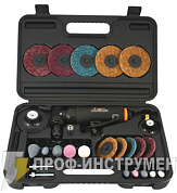 Бормашина пневматическая угловая в наборе PTI-B-74200K с низким уровнем шума