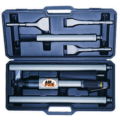 Шабер пневматический с комплектом зубил SA7500K в кейсе